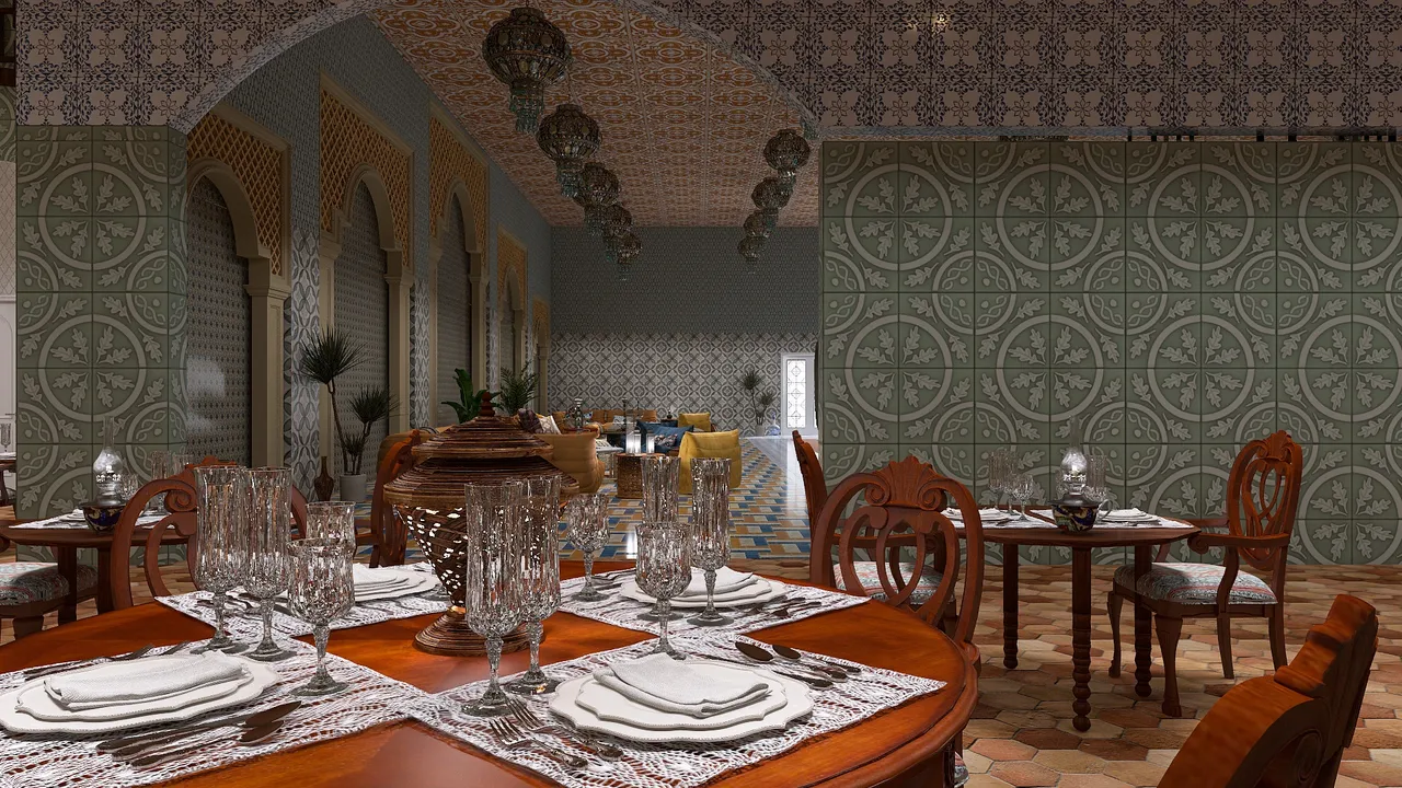 DiningRoom 3d design renderings