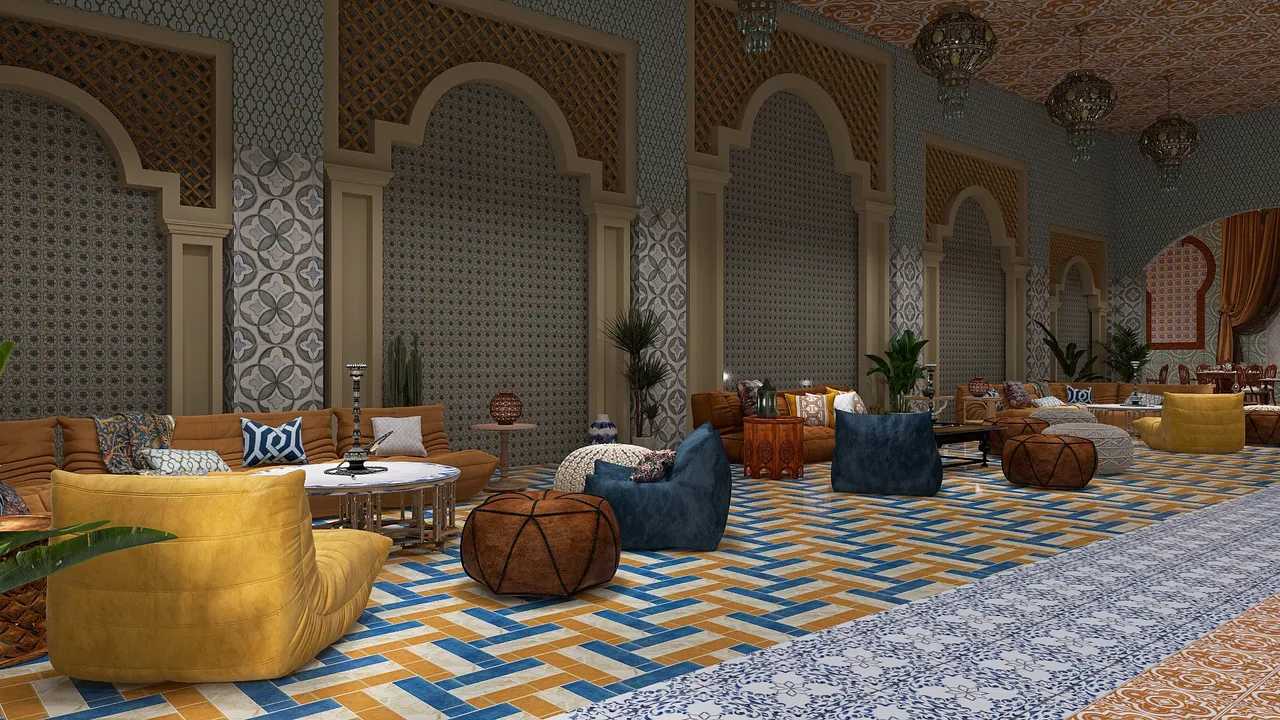 Lounge 3d design renderings