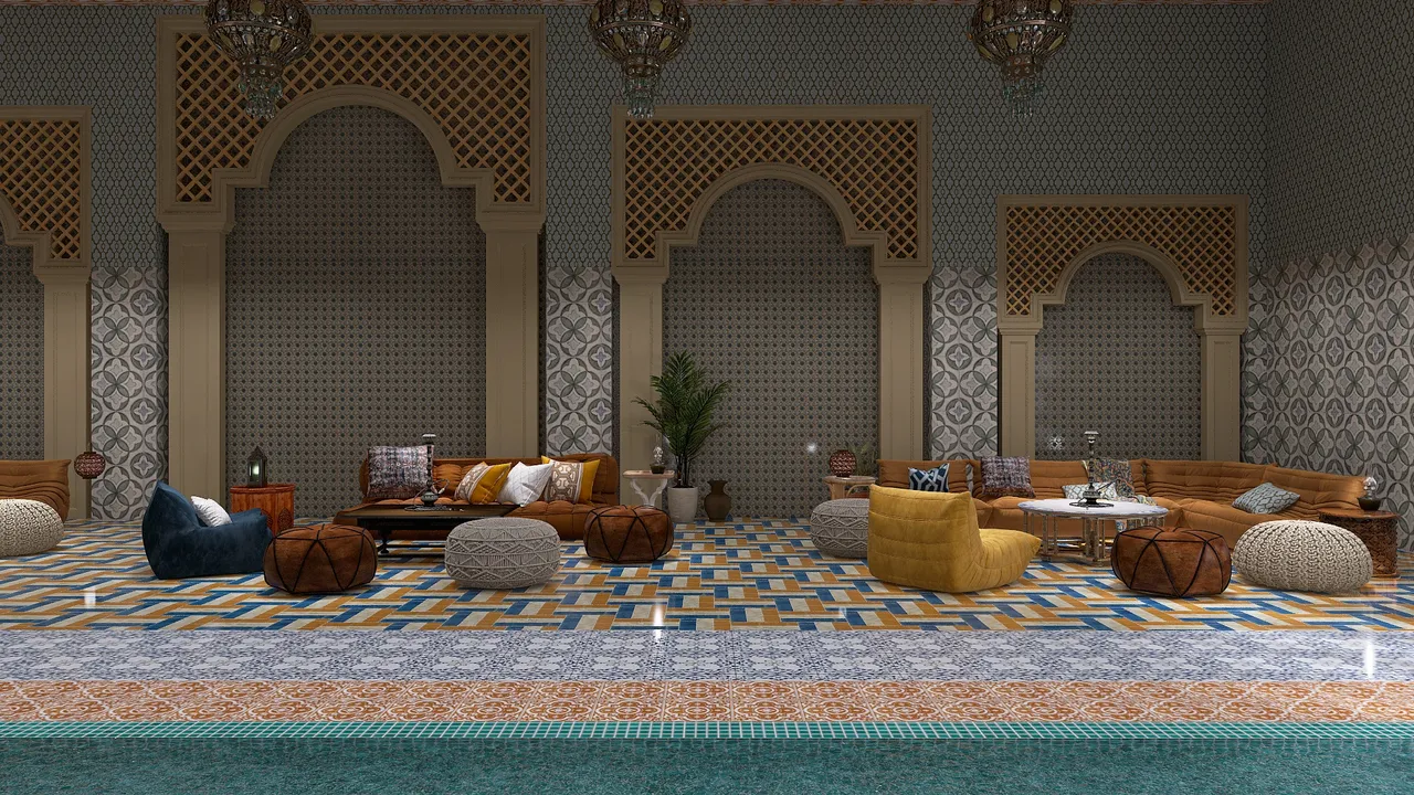 Lounge 3d design renderings