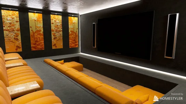 Orangey Theater Room