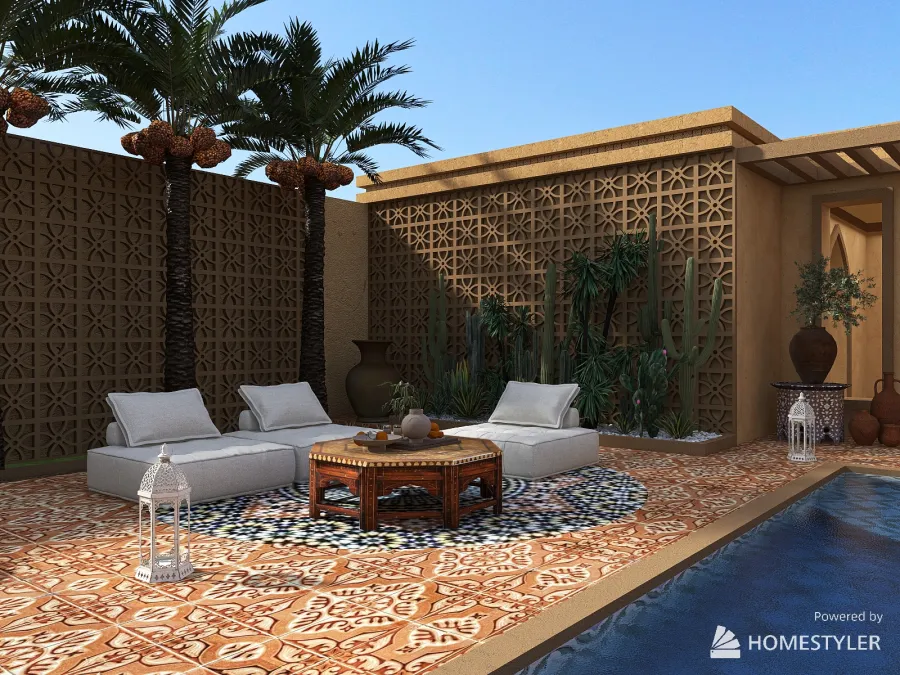 Project: Morrocan Style 3d design renderings
