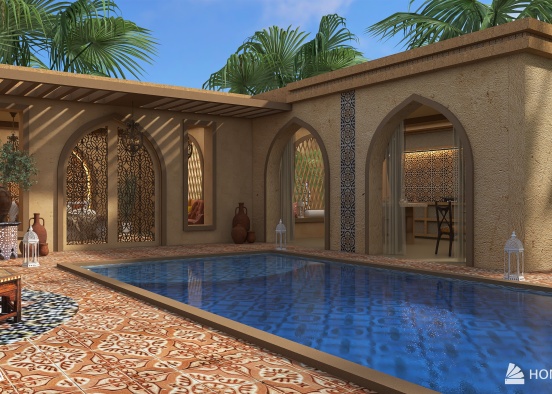 Project: Morrocan Style Design Rendering
