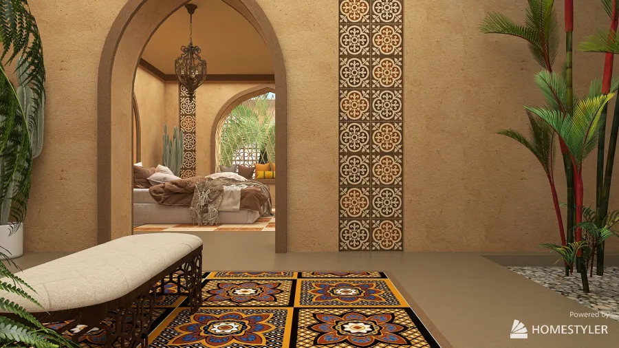 Project: Morrocan Style 3d design renderings