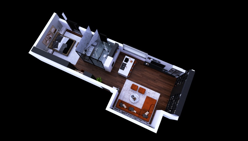 Mansarda-attico-MilanLovly 3d design picture 93.23