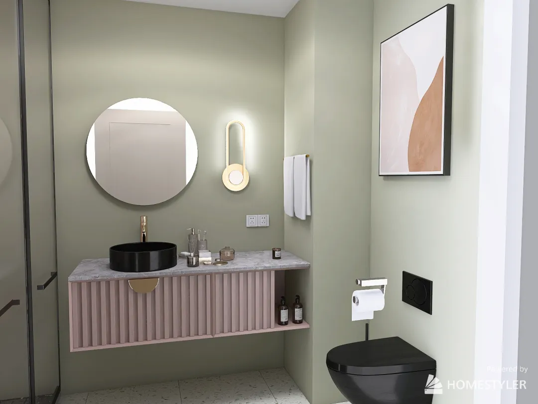 Bathroom Project 1 3d design renderings