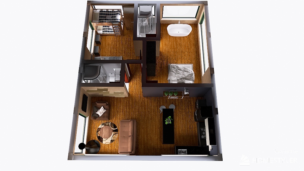 cabaña 4 3d design renderings