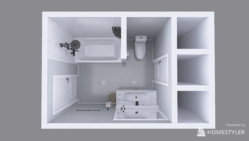 Flip House Bathroom for LCC Interiors 3d design picture 6.81
