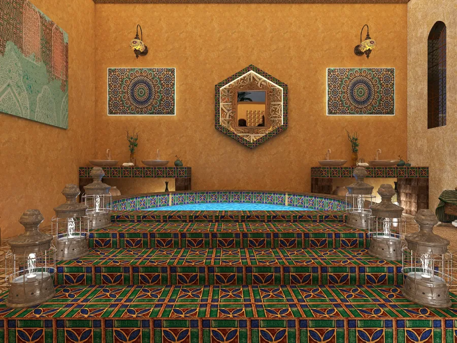 water room 3d design renderings