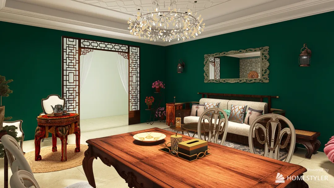 Style Marocain 3d design renderings