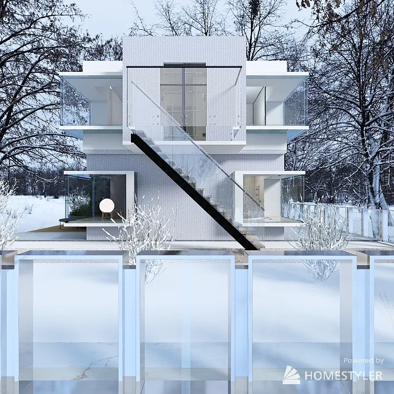 Winter 3d design renderings
