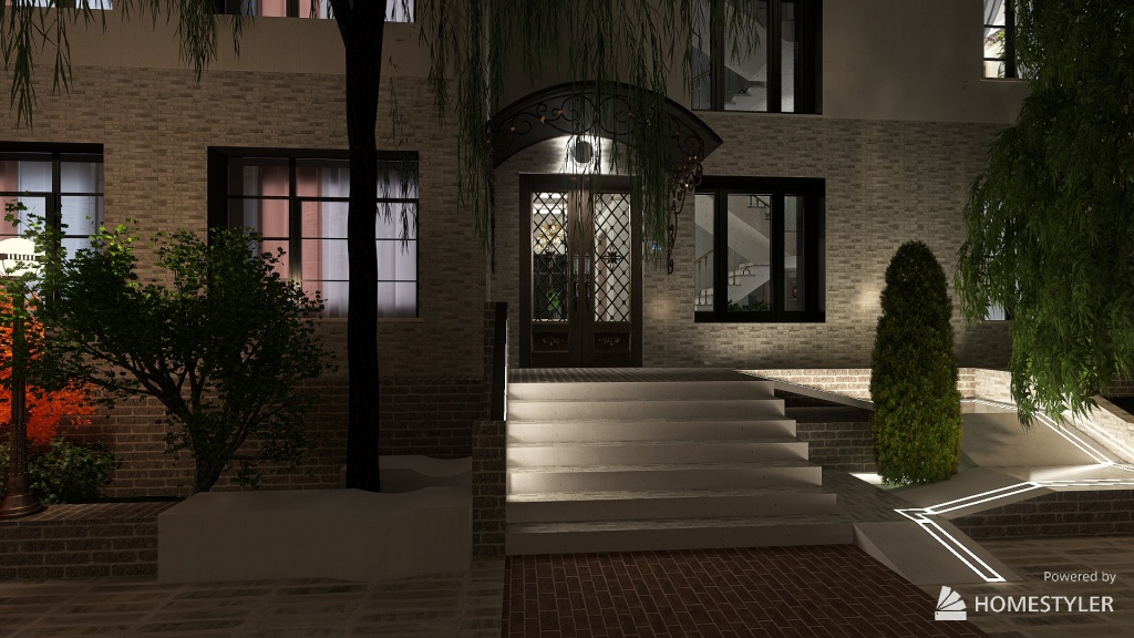 House behind Staro-Nevsky 3d design renderings
