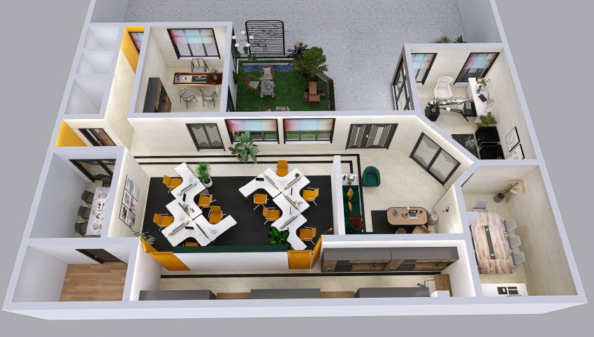 Sohail A Khan Associates Office design proposal 3d design picture 291.25