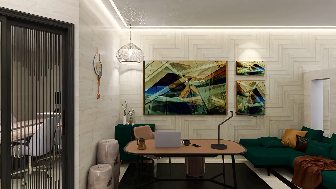 Sohail A Khan Associates Office design proposal Design Rendering