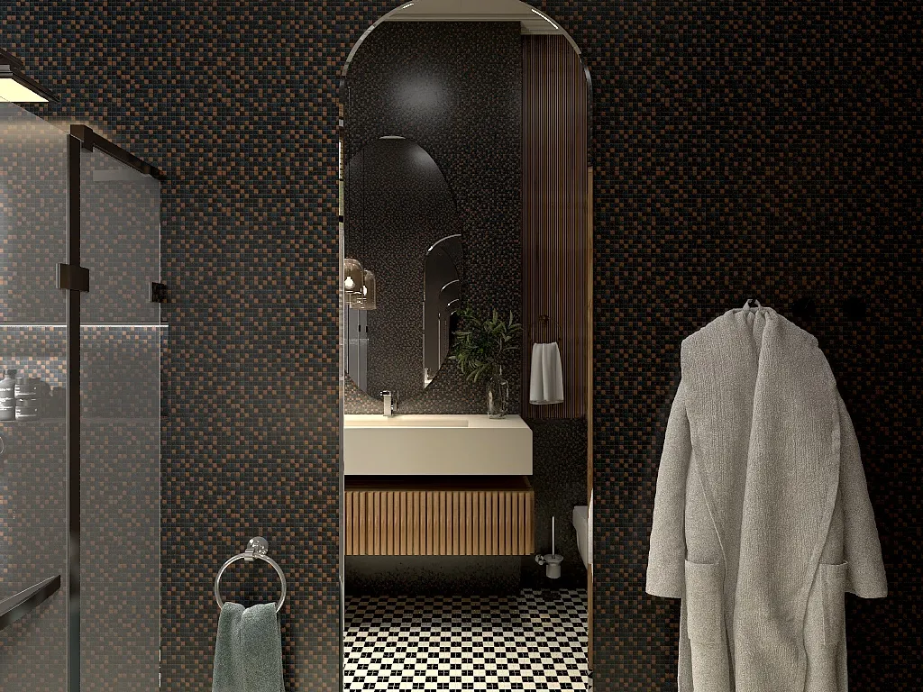 Bathroom 3d design renderings