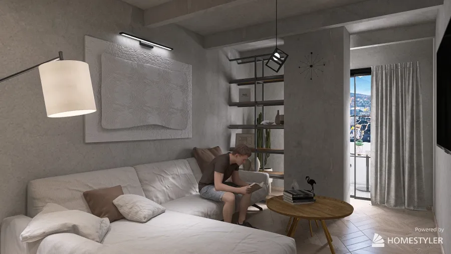 Urban Contemporary Apartment 3d design renderings