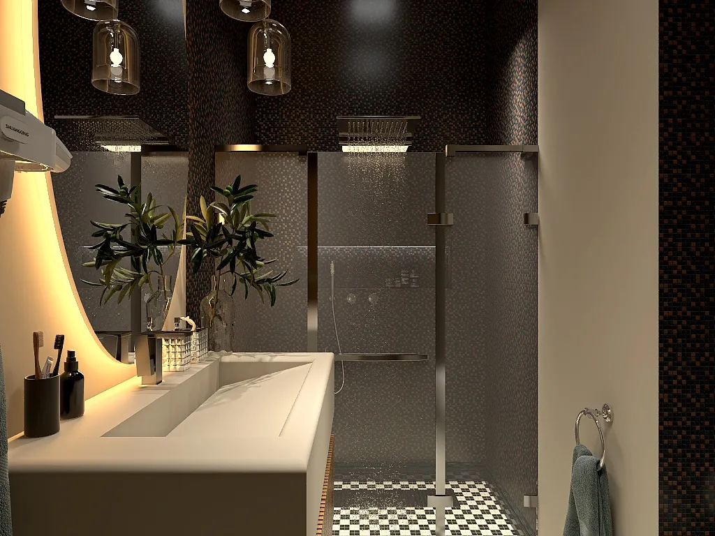 Bathroom 3d design renderings