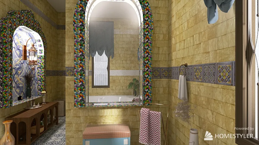 Марокканский стиль 3d design renderings