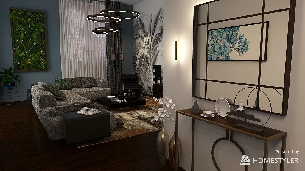 LivingDiningRoom 3d design renderings