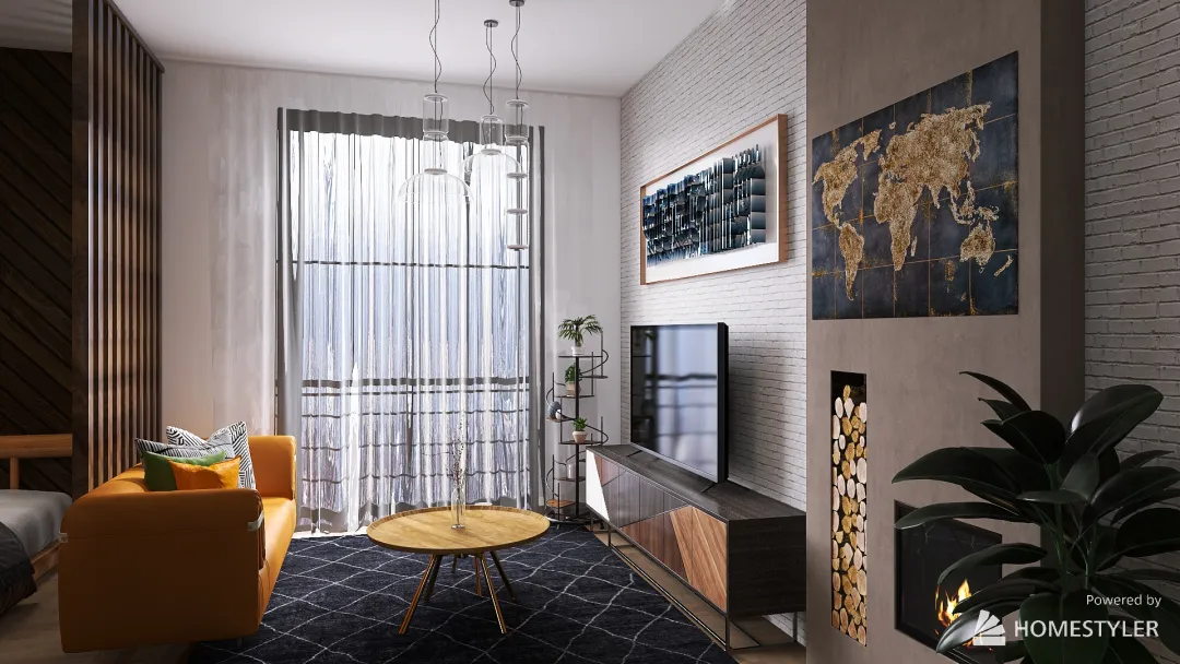 Apartment in Newyork 3d design renderings