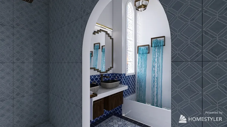 kf Moroccan Style 3d design renderings