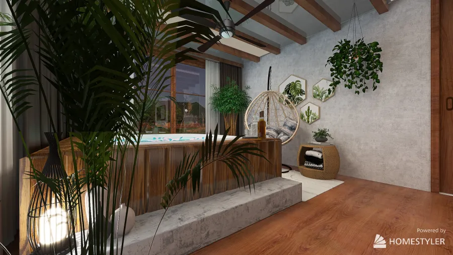 Winter Garden 3d design renderings