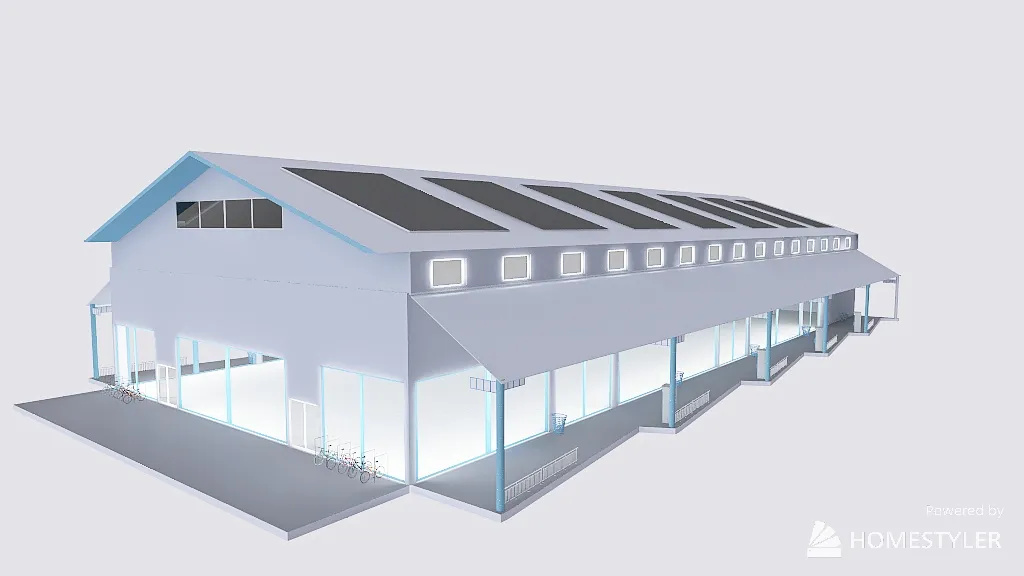 Bus terminal design 3d design renderings