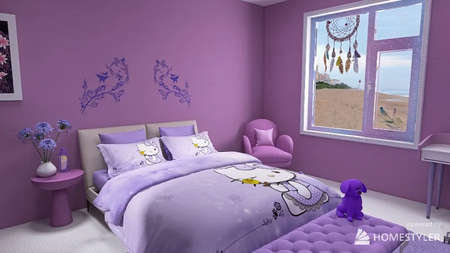 Purple 💜💜💜 3d design renderings
