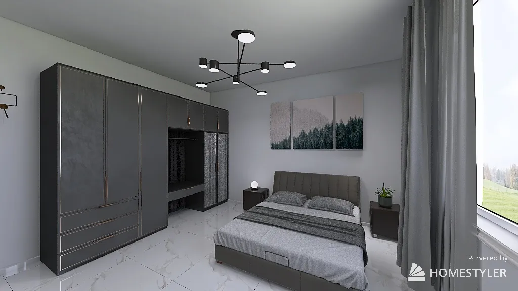 MasterBedroom 3d design renderings