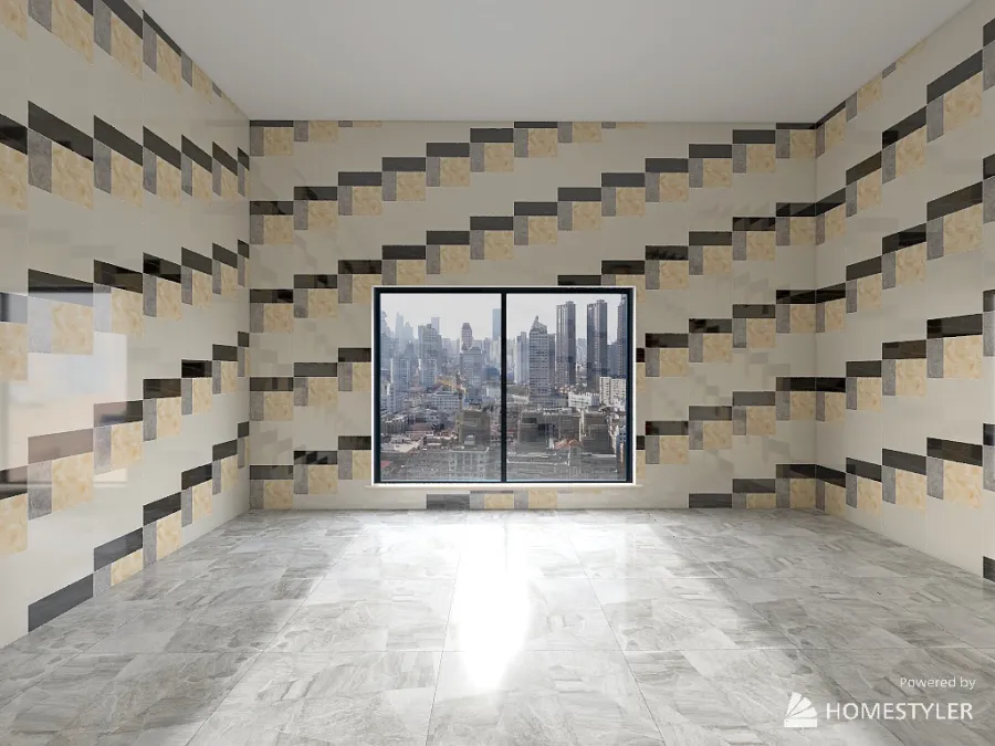1.18-5 Wabi Sabi Empty Room 3d design renderings