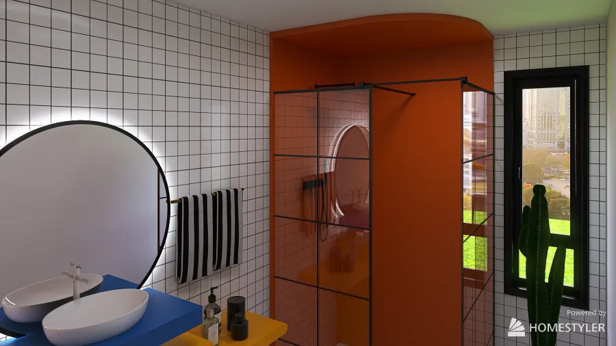 Banheiro 1 3d design renderings
