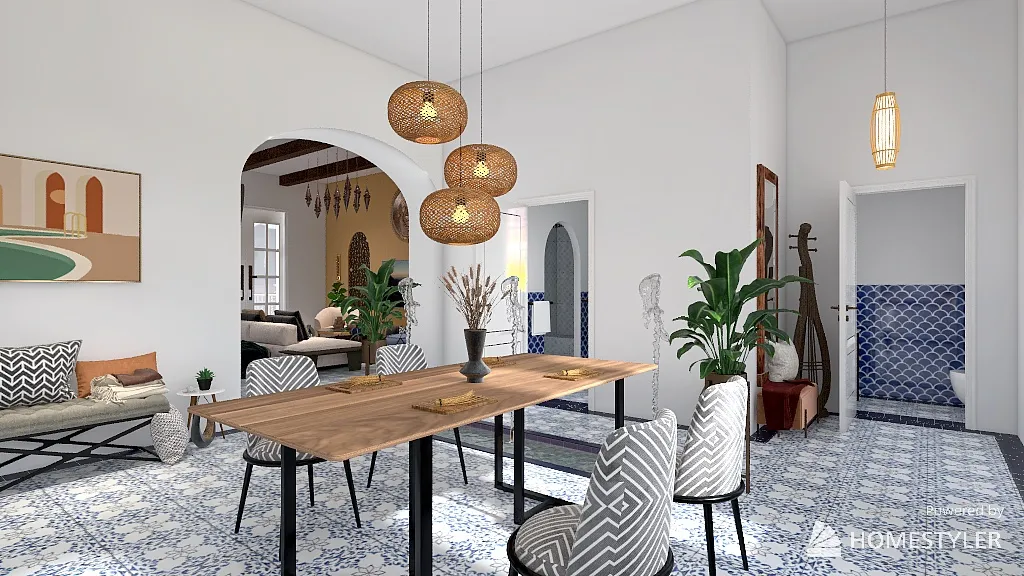 DiningRoom 3d design renderings