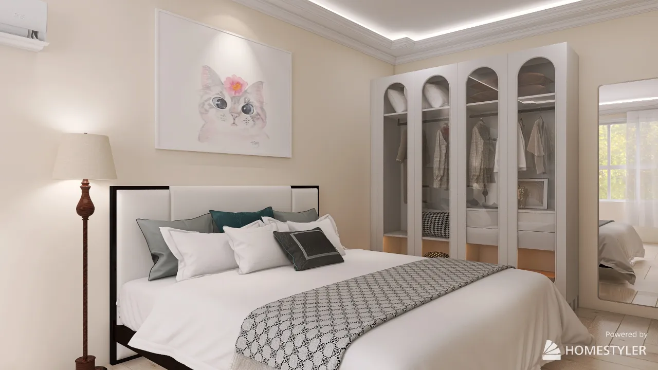 MasterBedroom 3d design renderings