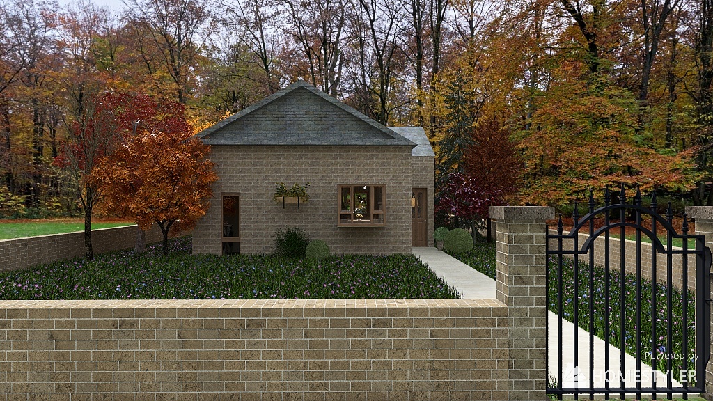 the dream cottage. 3d design renderings