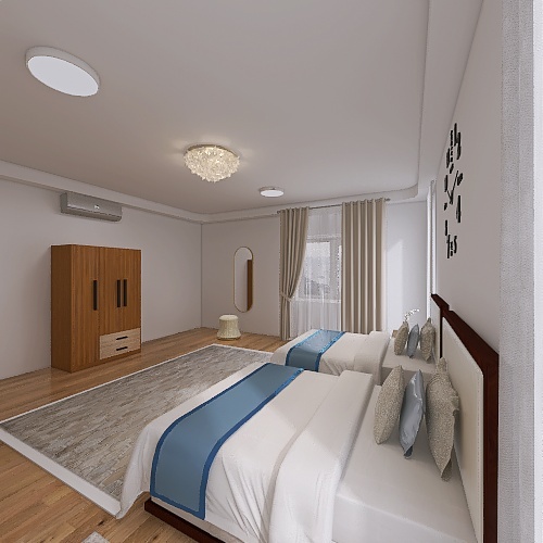 Bedroom 2 project 3d design renderings
