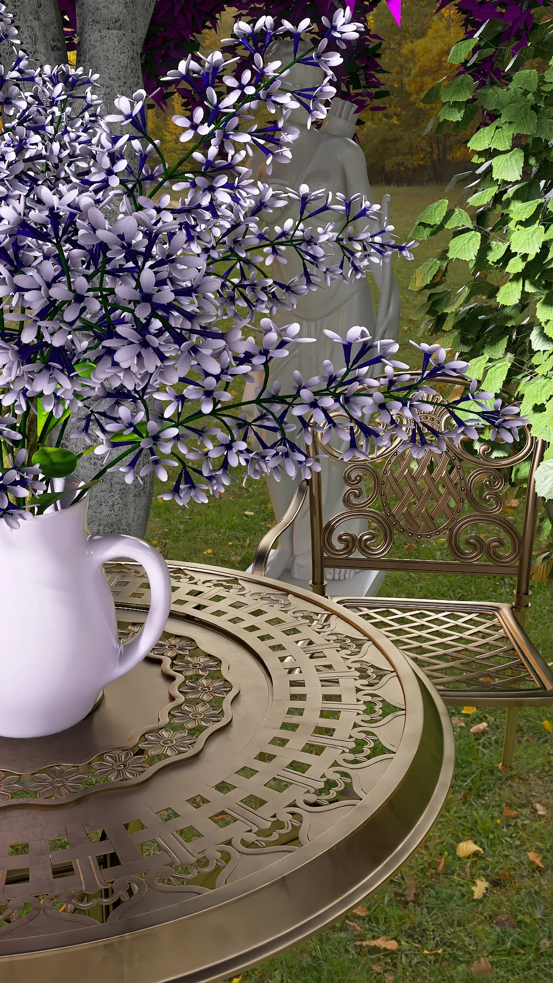 Details-Winter Garden 3d design renderings