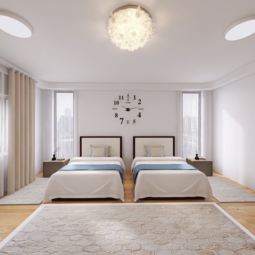 Bedroom 2 project 3d design renderings