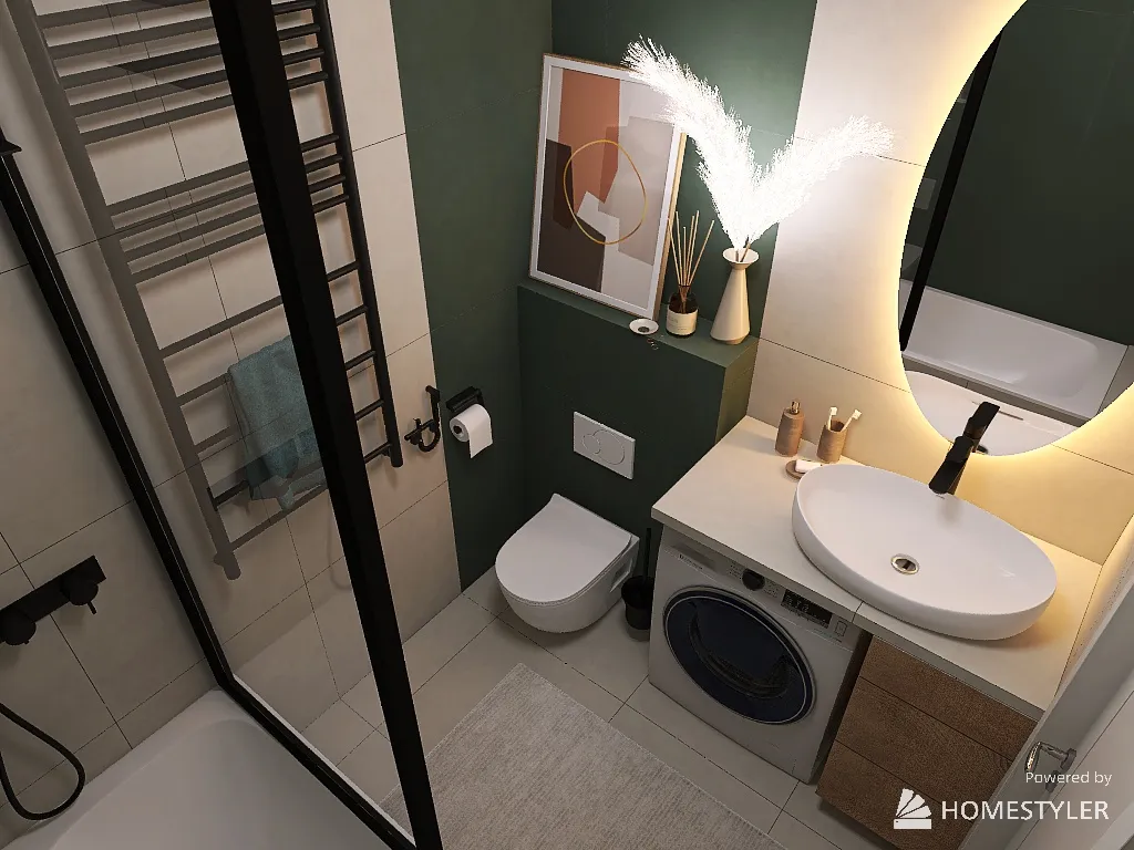 Bathroom 3d design renderings