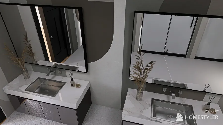 Upstairs Toilet 3d design renderings