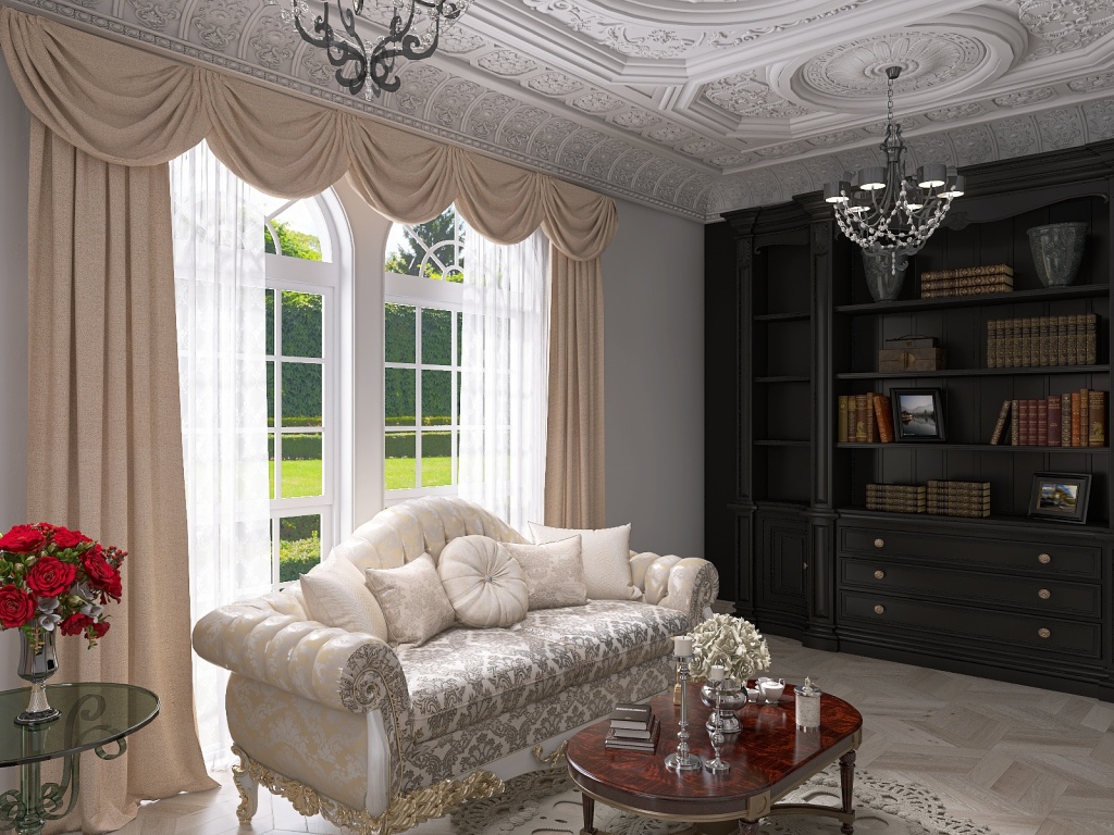Baroque Style Design 3d design renderings