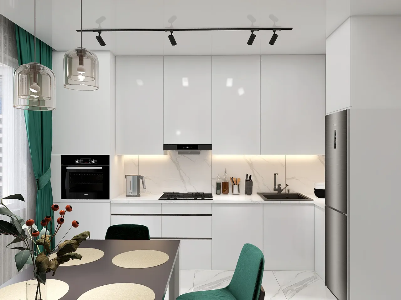 Kitchen 3d design renderings