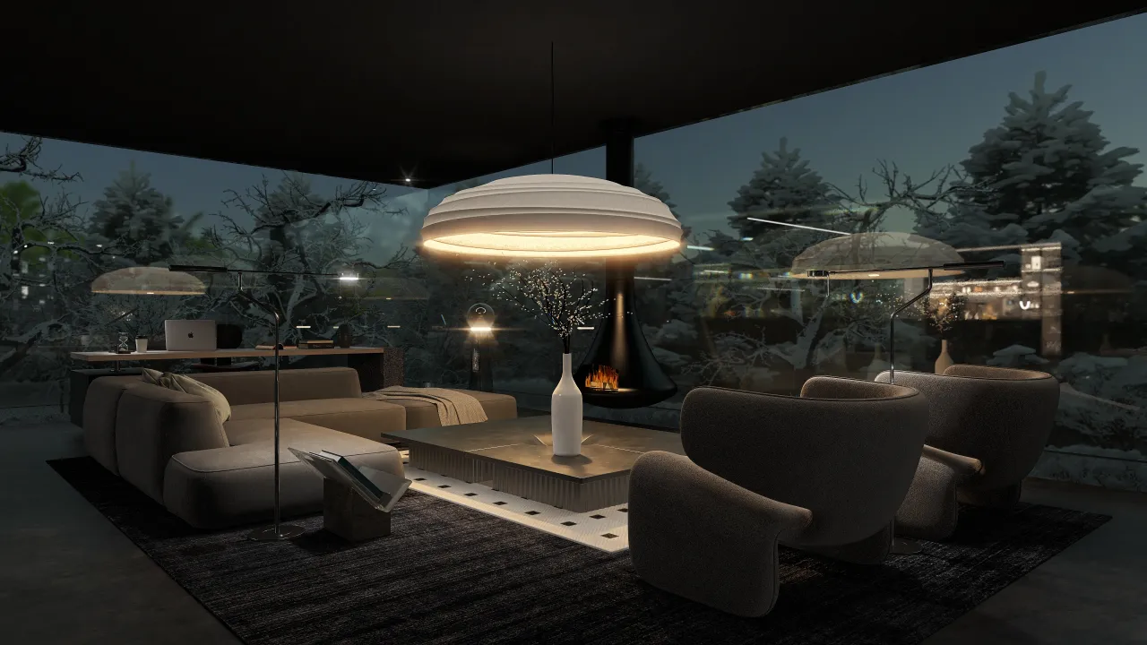 LivingRoom 3d design renderings