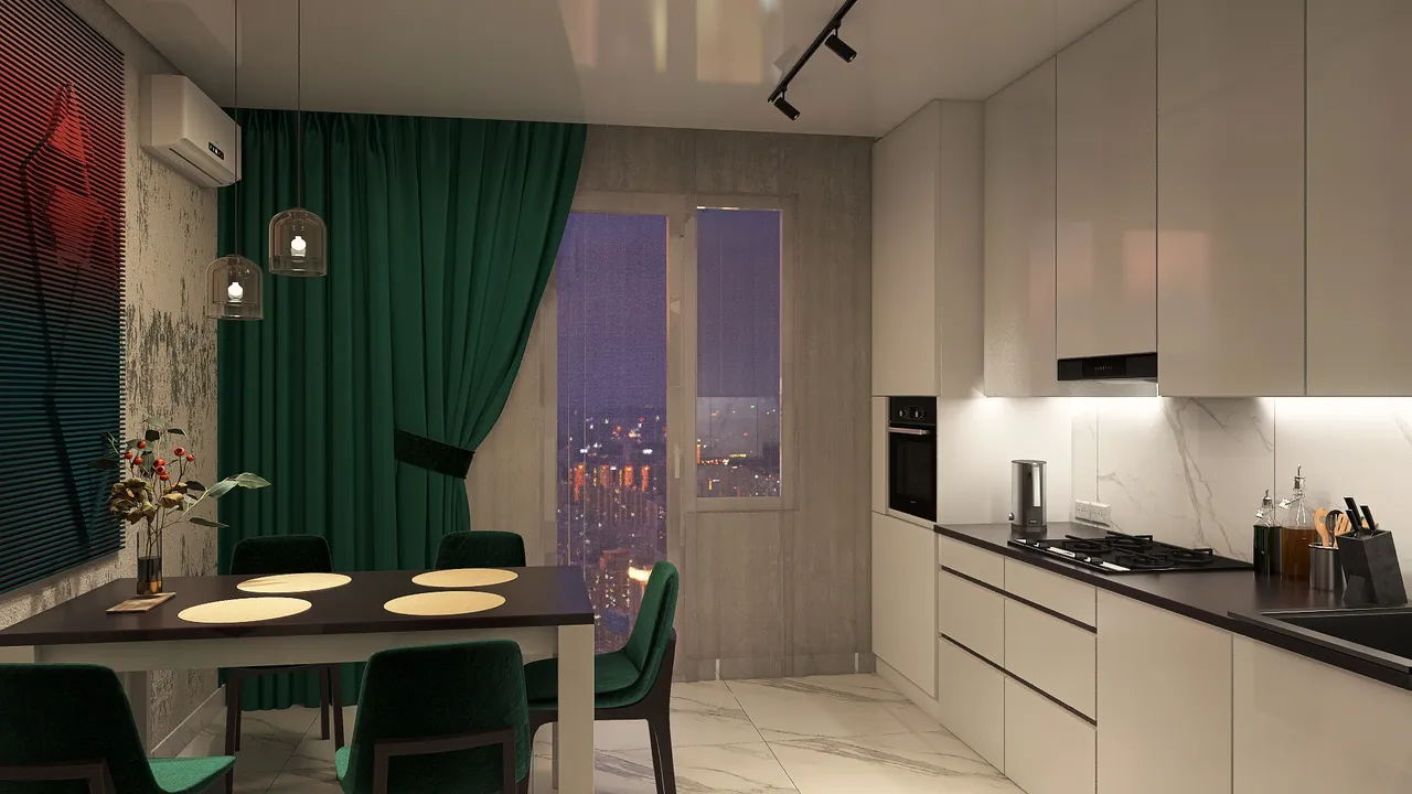 Kitchen 3d design renderings