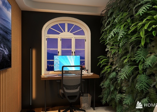 Production Personal Office space Design Rendering