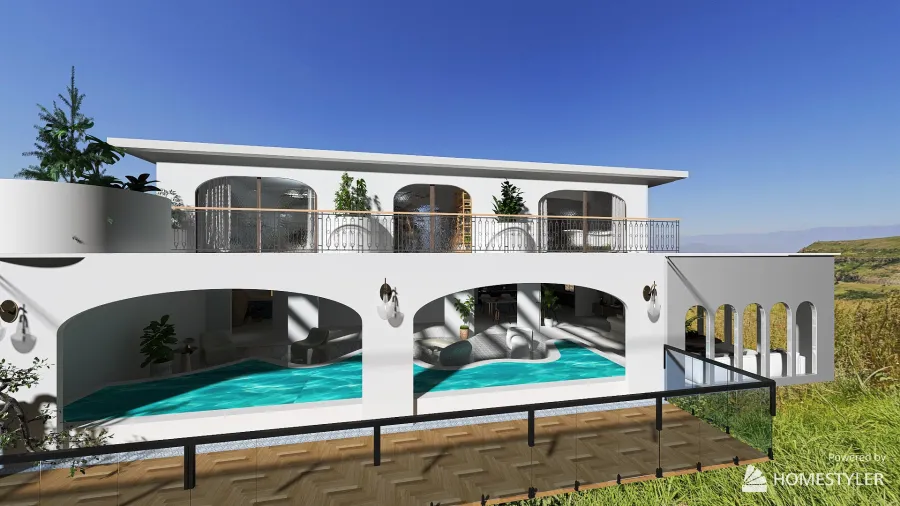 Peaceful House 3d design renderings