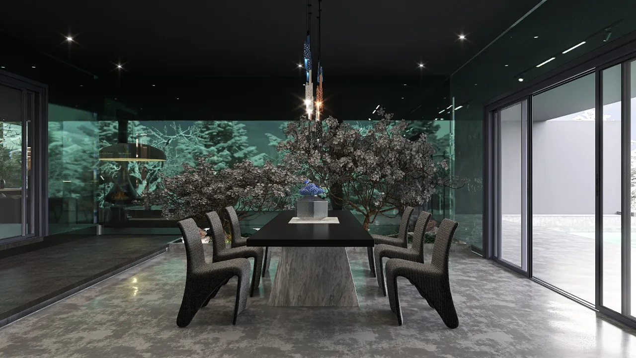 DiningRoom 3d design renderings