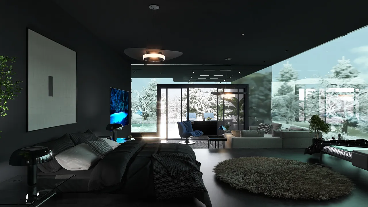 Bedroom 3d design renderings