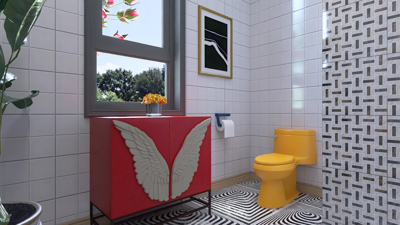 Bathroom 3d design renderings