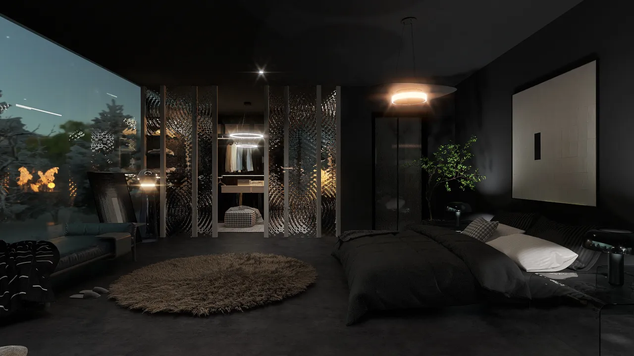 Bedroom 3d design renderings