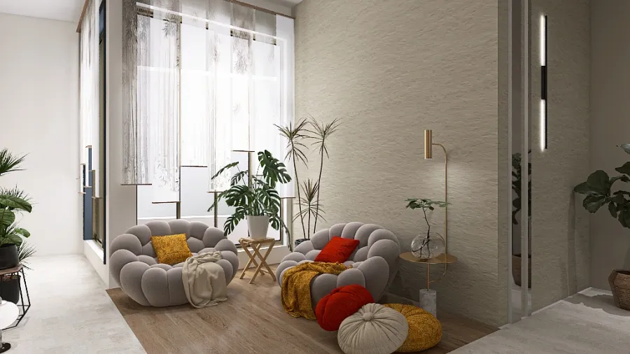 Living Room GF 3d design renderings