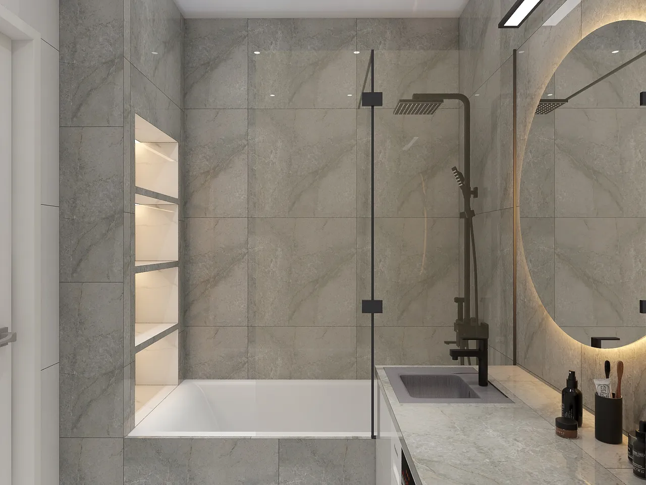 Bathroom 3d design renderings